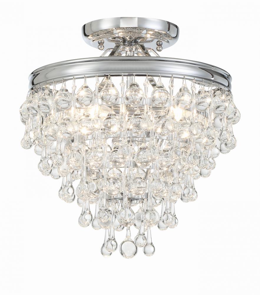 Flush Mounts-Crystorama-130_Ceiling