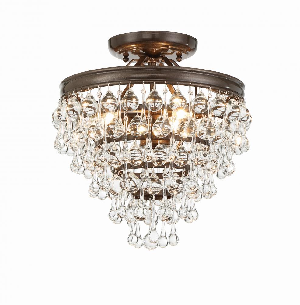 Flush Mounts-Crystorama-130_Ceiling