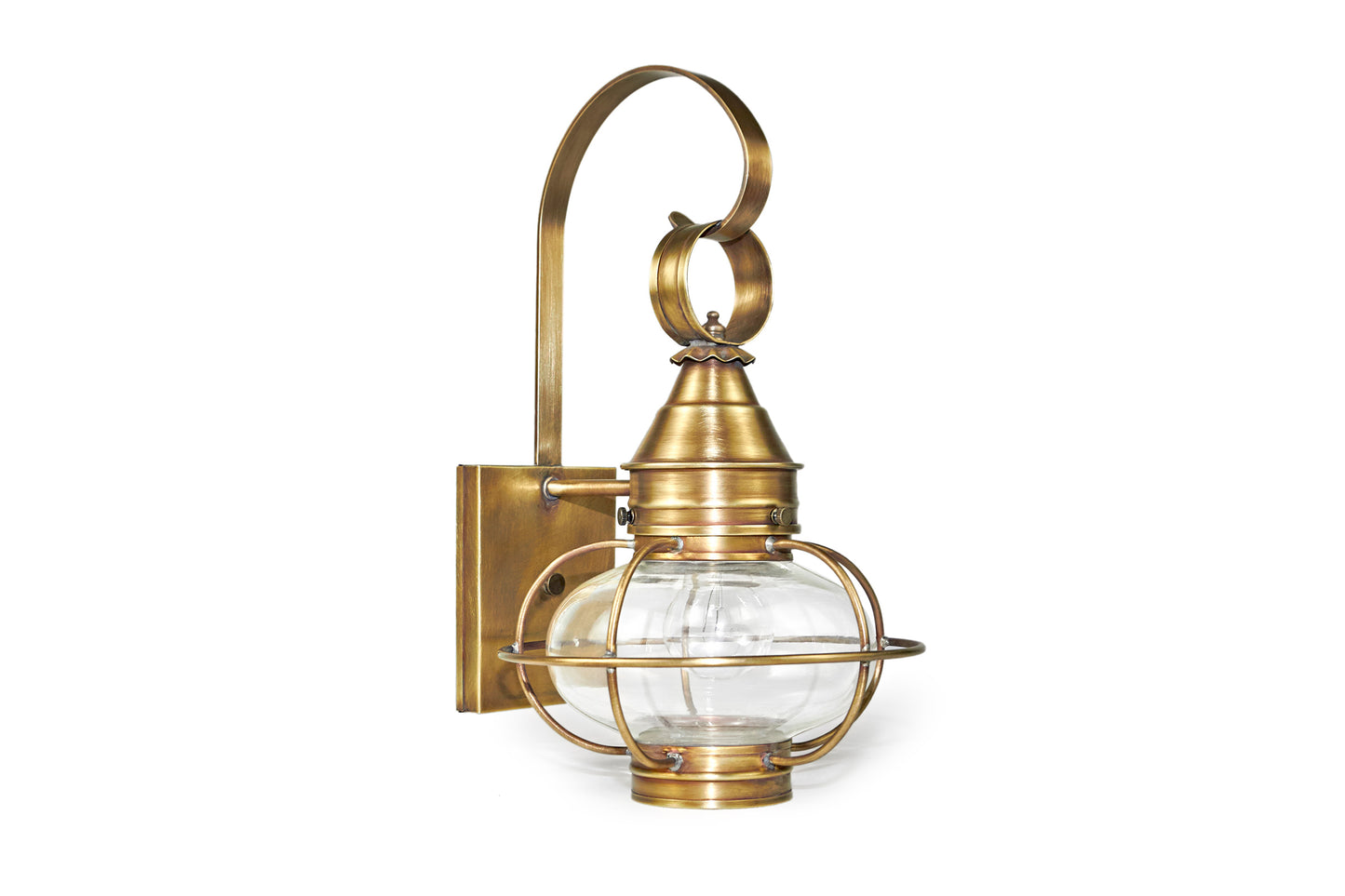Caged Onion Outdoor Wall Lantern 2521
