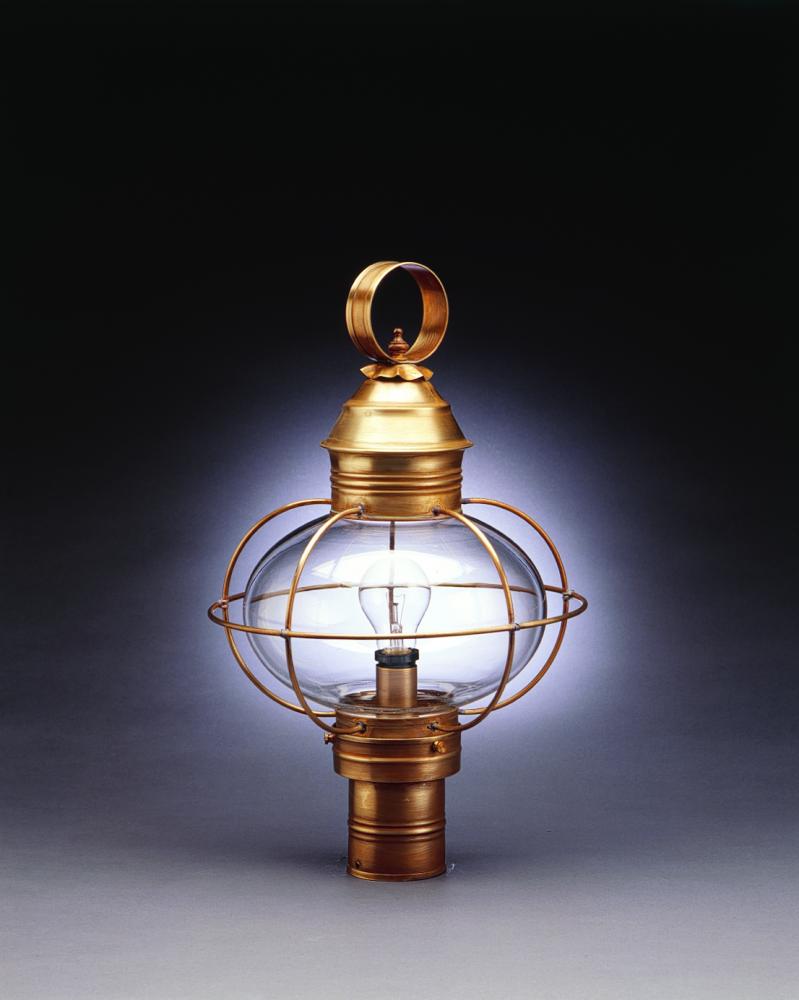 Caged Onion Outdoor Post Lantern 2543 Quickship