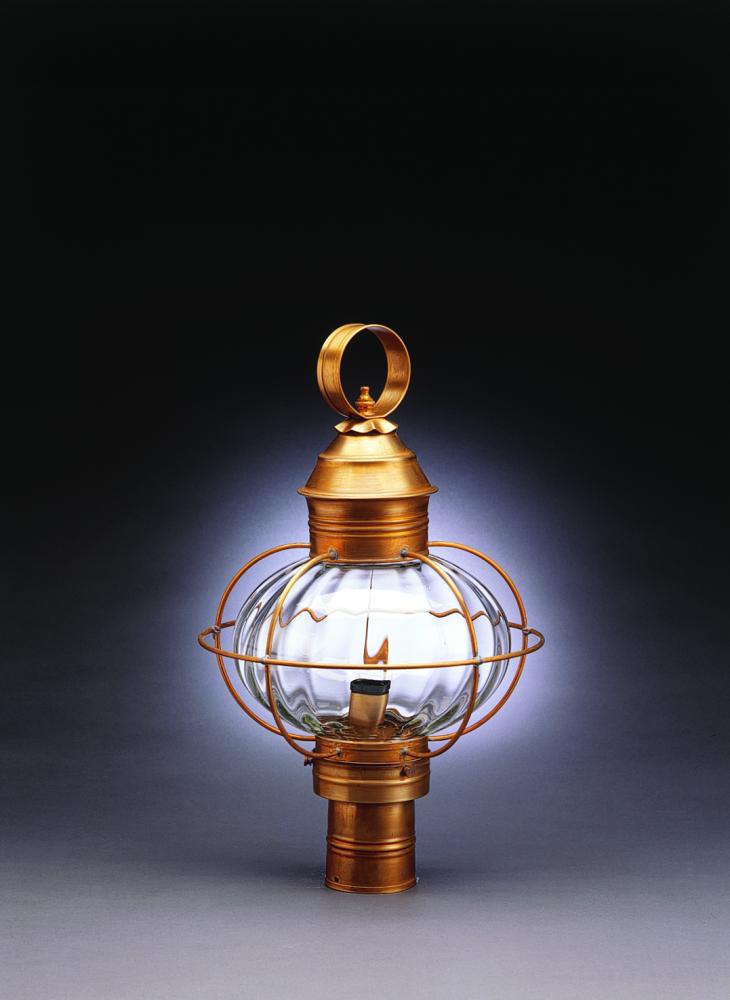 Caged Onion Outdoor Post Lantern 2543 Quickship