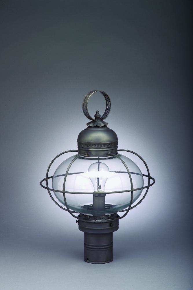 Caged Onion Outdoor Post Lantern 2543 Quickship