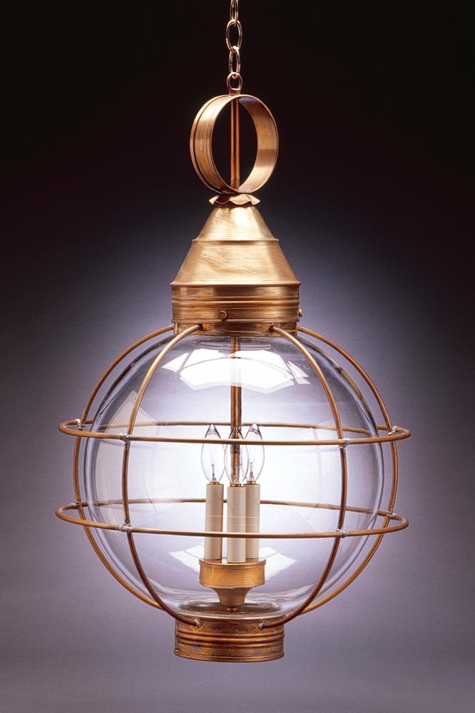 Caged Round Onion Outdoor Hanging Lantern 2862