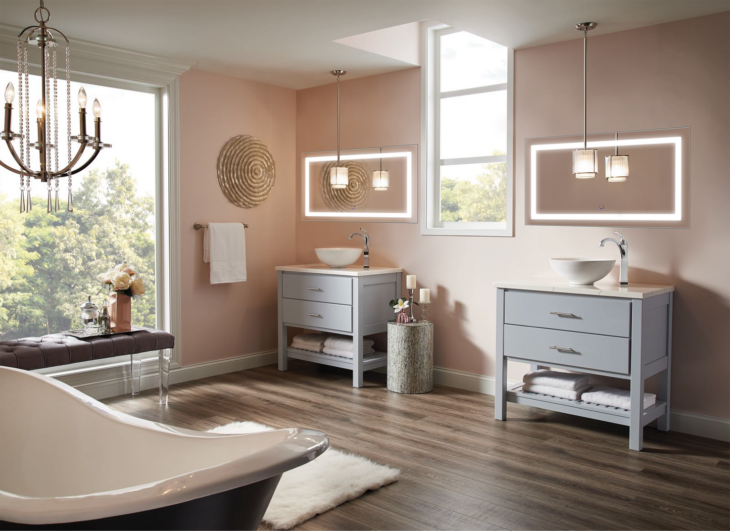 ICON 24 X 42 LED Rectangular Mirror with Defogger