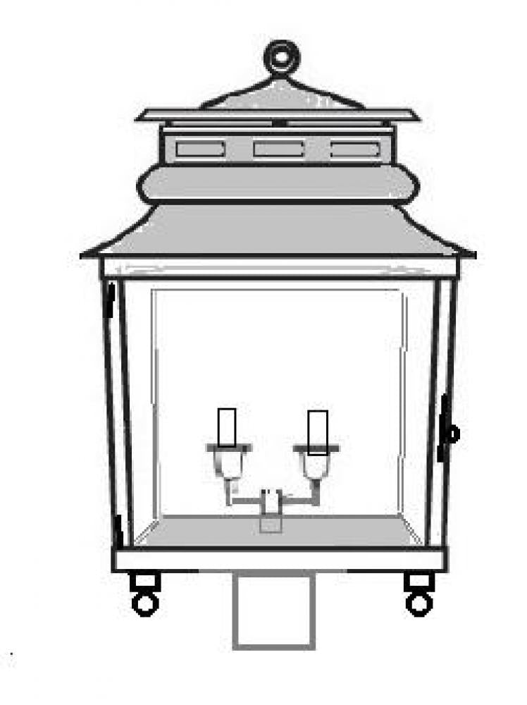 Gillman Outdoor Post Lantern 32512