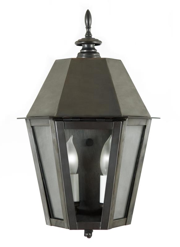 4311-H Essex Hexagon Small 10"W Outdoor Pocket Wall Lantern