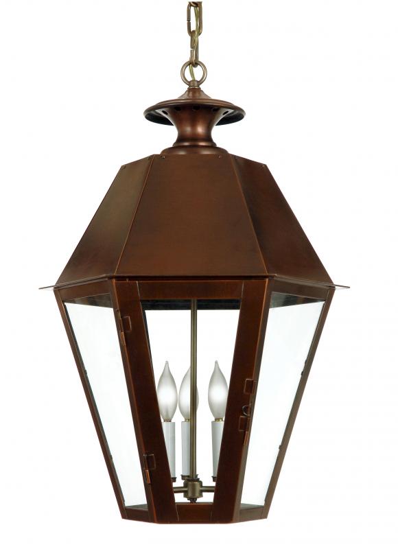 4372 Essex Hexagon Extra Large 23.5"W Hanging Outdoor Lantern