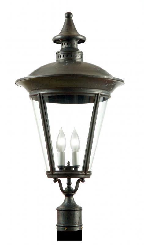 4500 Copenhagen Small 12"W Outdoor Post/Pier Lantern