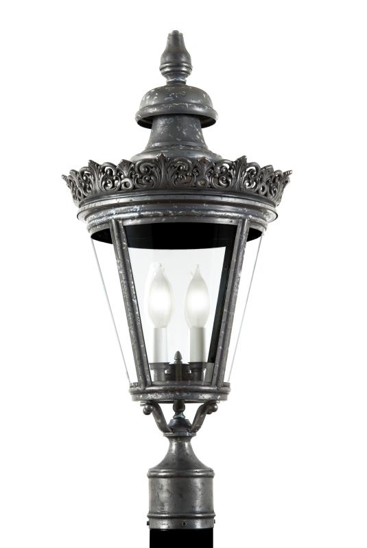 4940 Crown Copenhagen Extra Large 21"W Outdoor Post/Pier Lantern