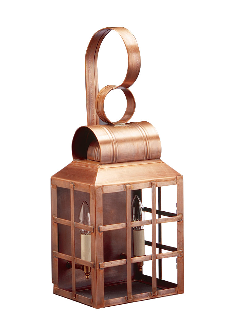 Lynn Culvert Top H Bars Outdoor Wall Lantern 8131
