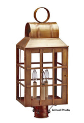 Lynn Culvert Top H Bars Outdoor Post Lantern 8143