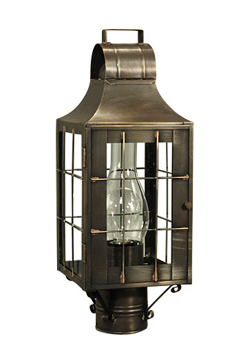 Livery Culvert Top H Rod Outdoor Post Lantern 9233