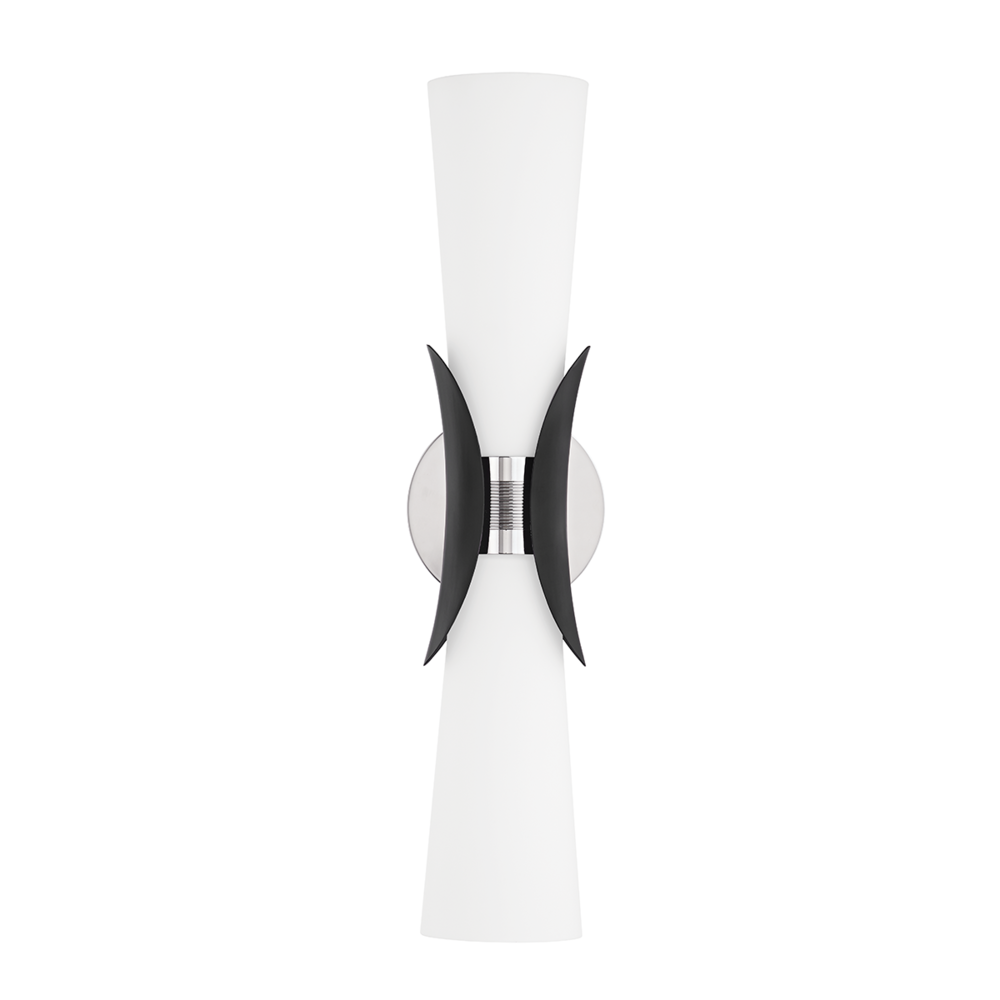 Sconces-Troy-B2102-PN/SBK