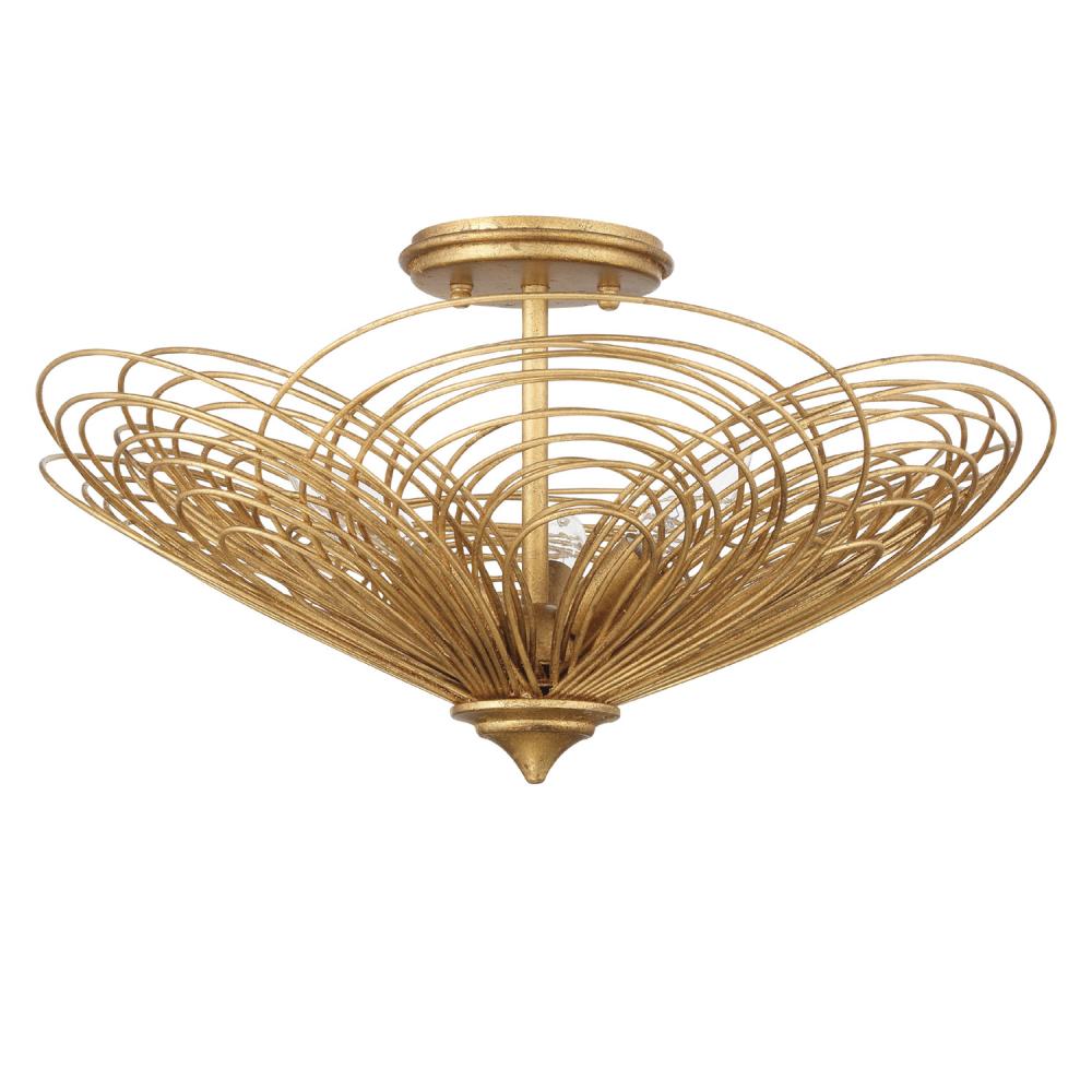 Flush Mounts-Crystorama-DOR-B7703