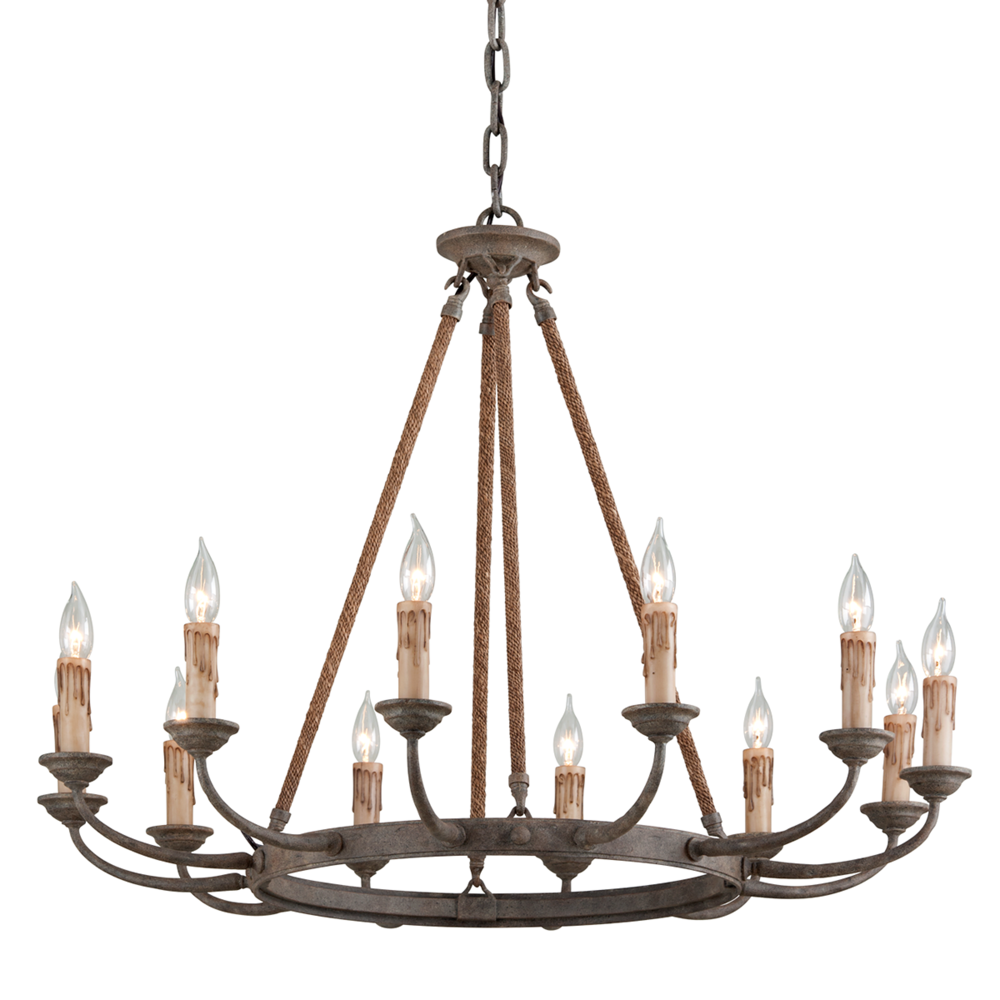 Chandeliers-Troy-F6117-EB