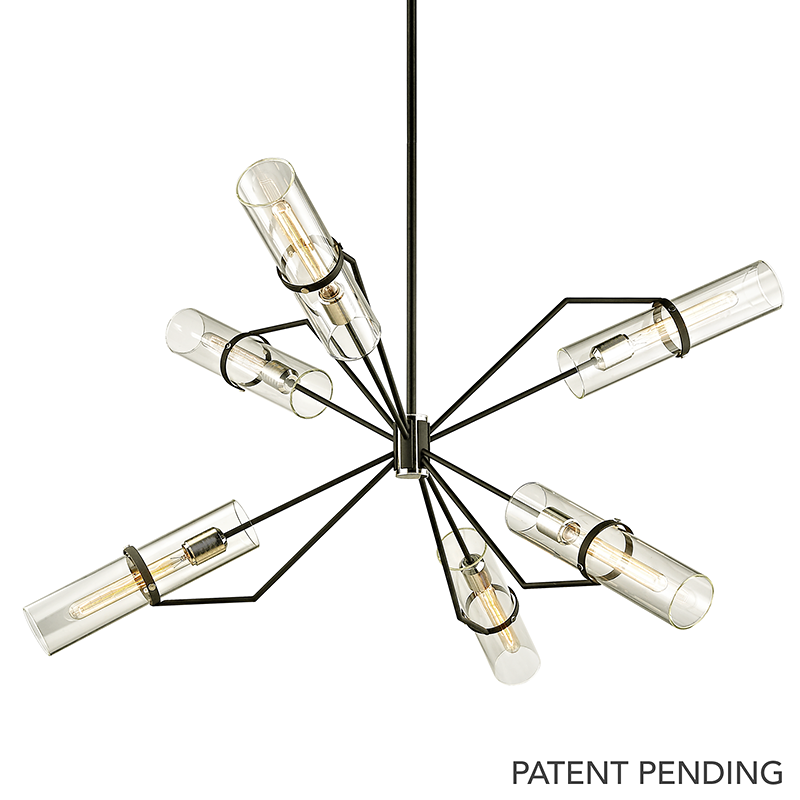 Chandeliers-Troy-F6328-TBK/PN