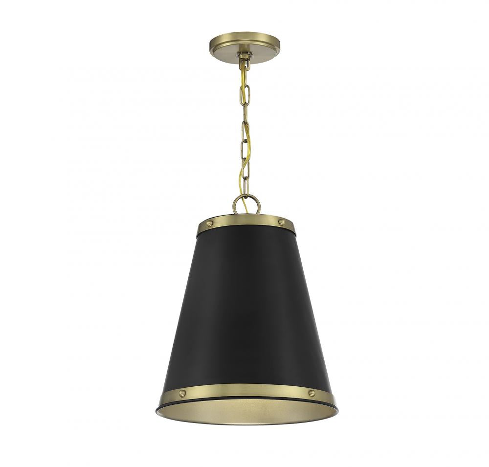 Pendants-Savoy House Meridian-M7014MBKNB