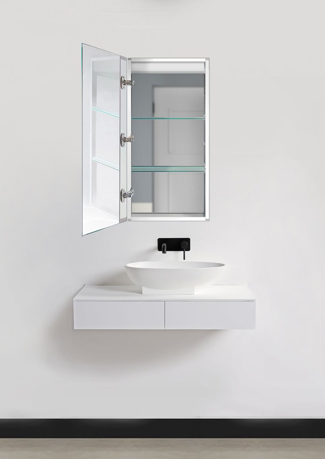 Kinetic 15 X 30 LED Medicine Cabinet Mirror