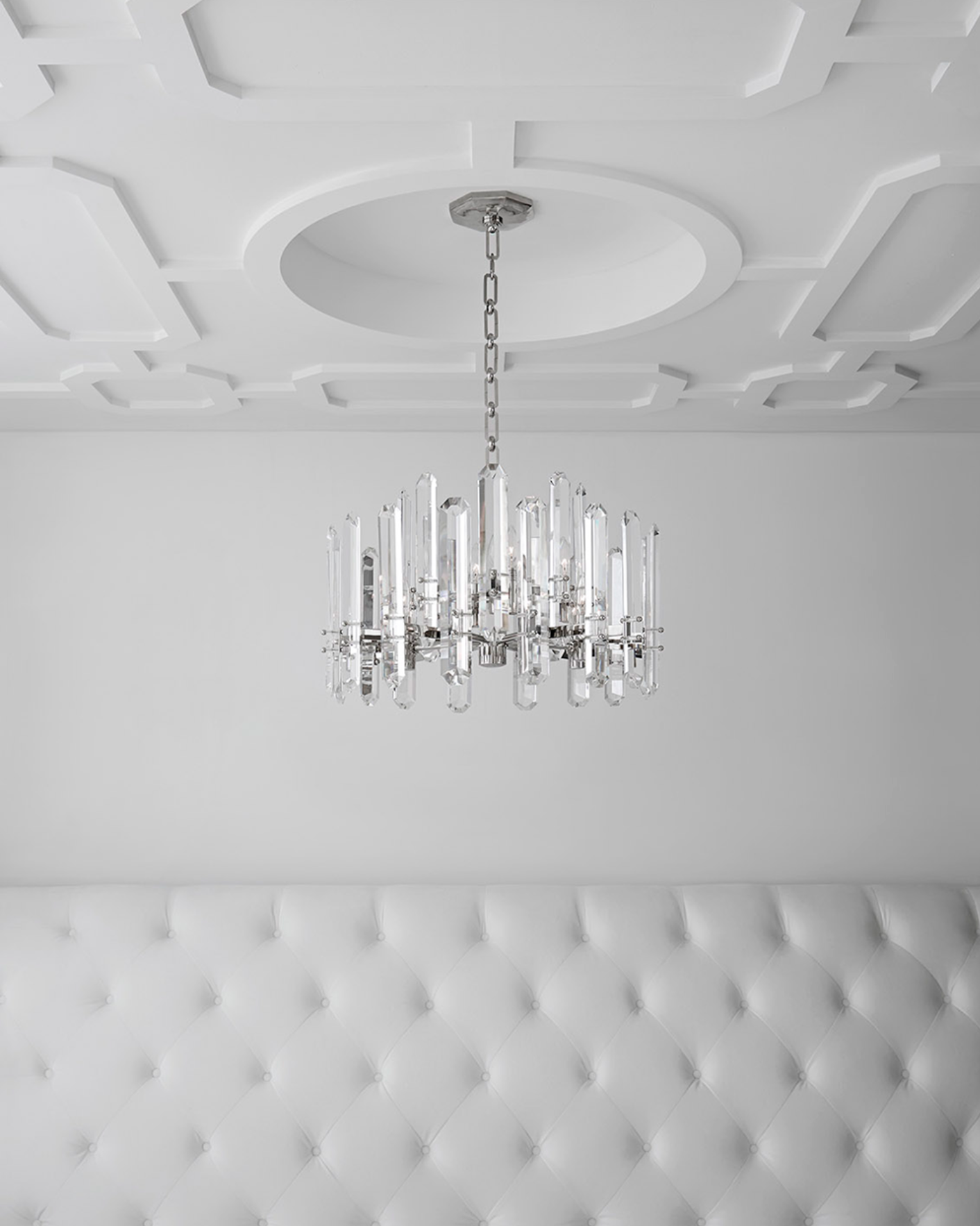 Aerin Bonnington Crystal Chandelier ARN5124 OPEN BOX