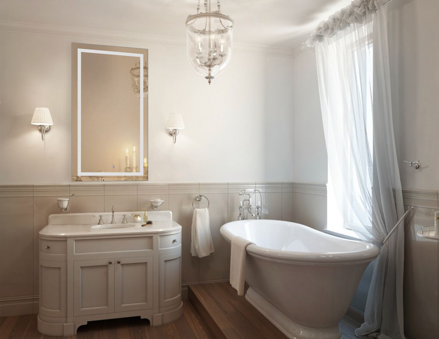 ICON 24 X 42 LED Rectangular Mirror with Defogger