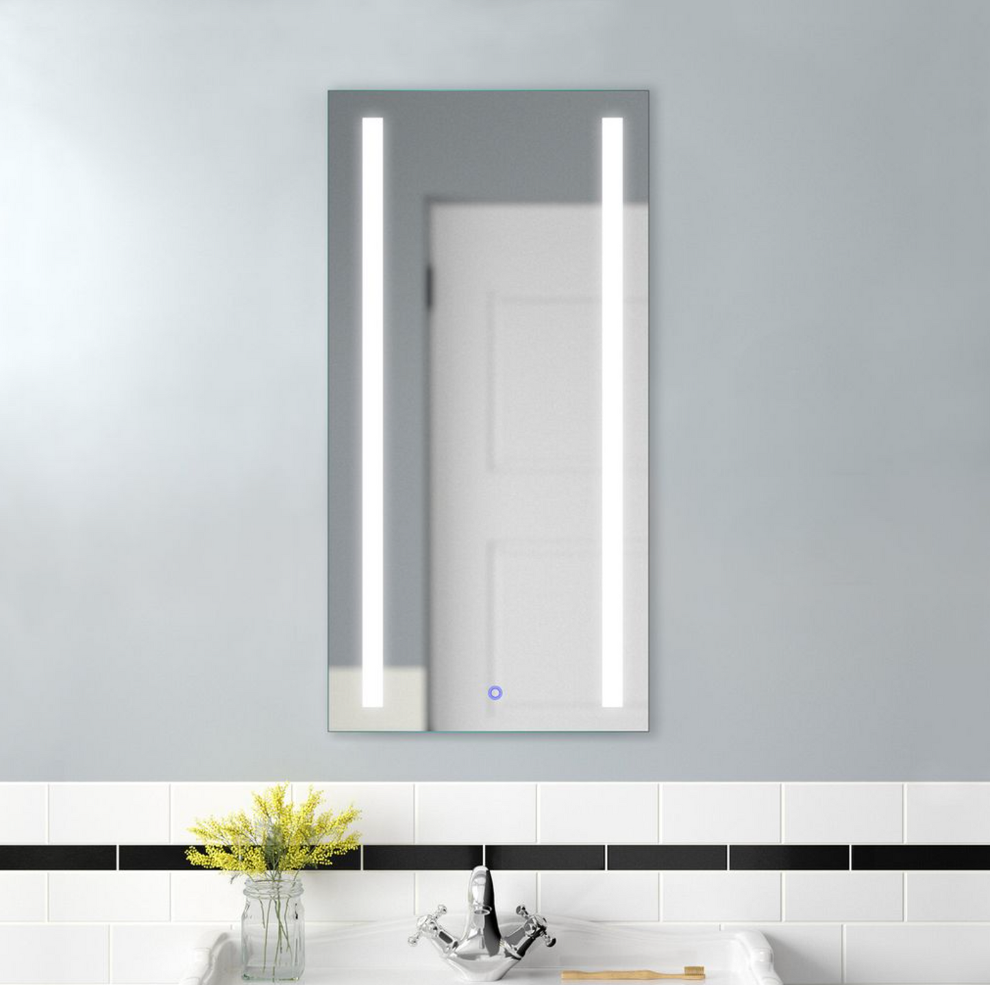 Kinetic 15 X 30 LED Medicine Cabinet Mirror