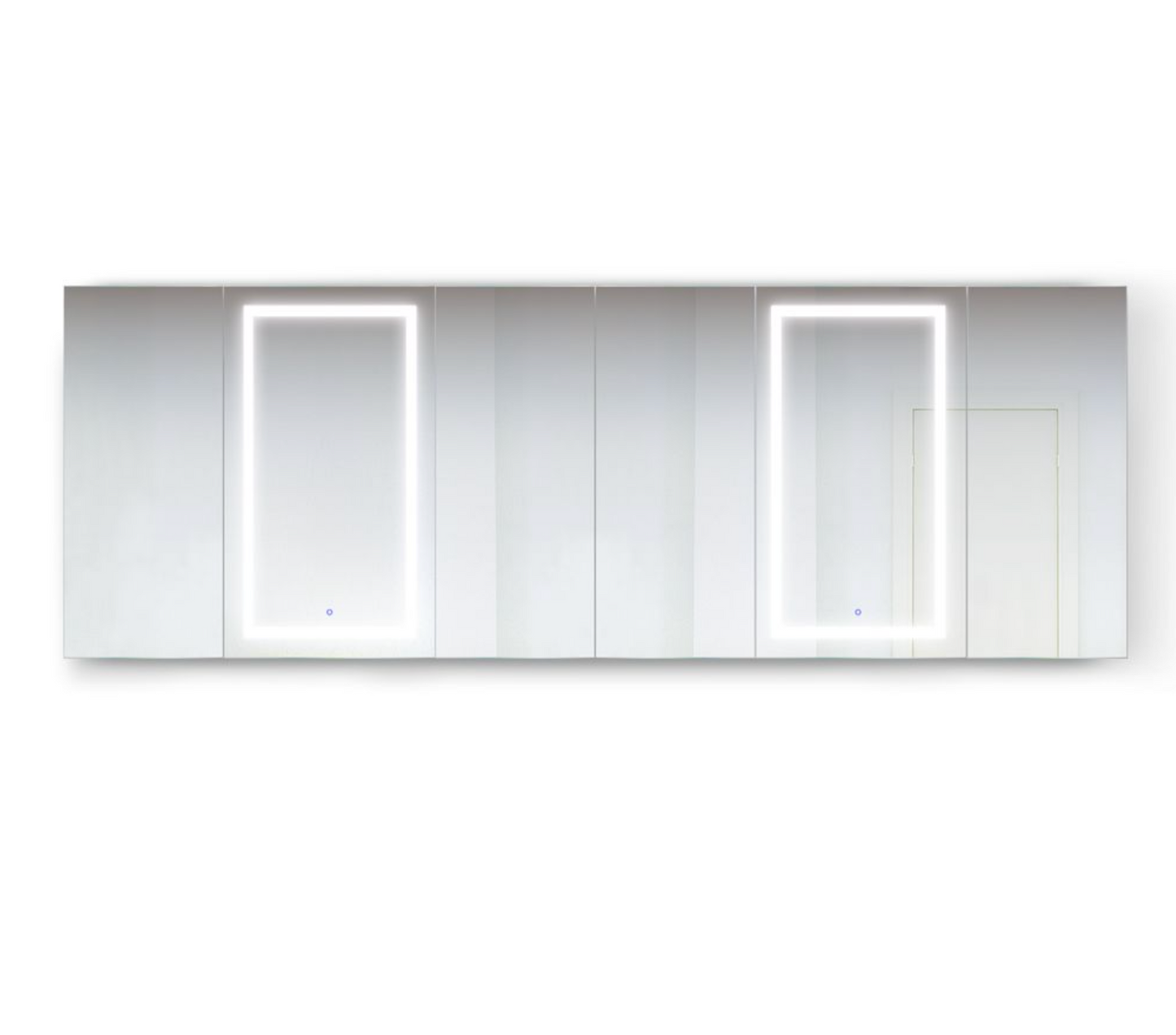 SVANGE 120 X 42 LED Lighted Mirror Medicine Cabinet, Defogger included