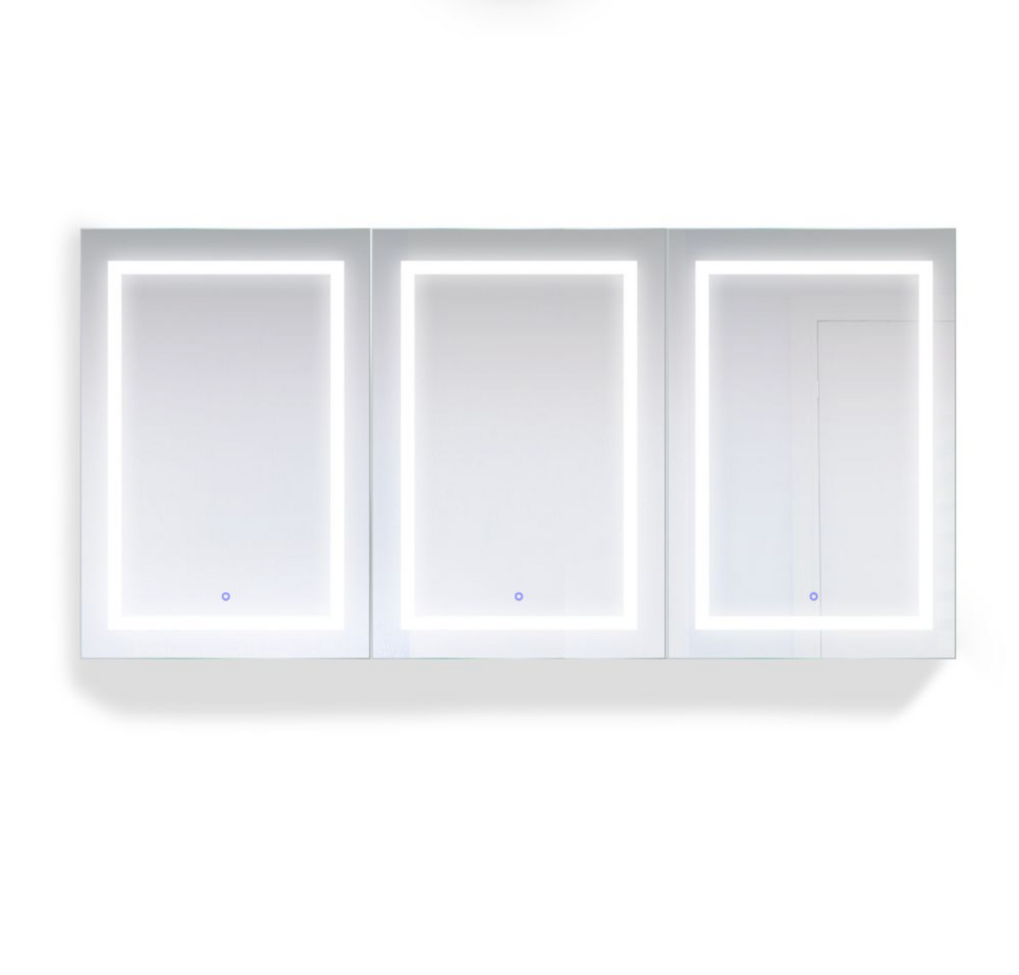 SVANGE 72 X 36 LED Lighted Mirror Medicine Cabinet, Defogger included, 3 Door Options