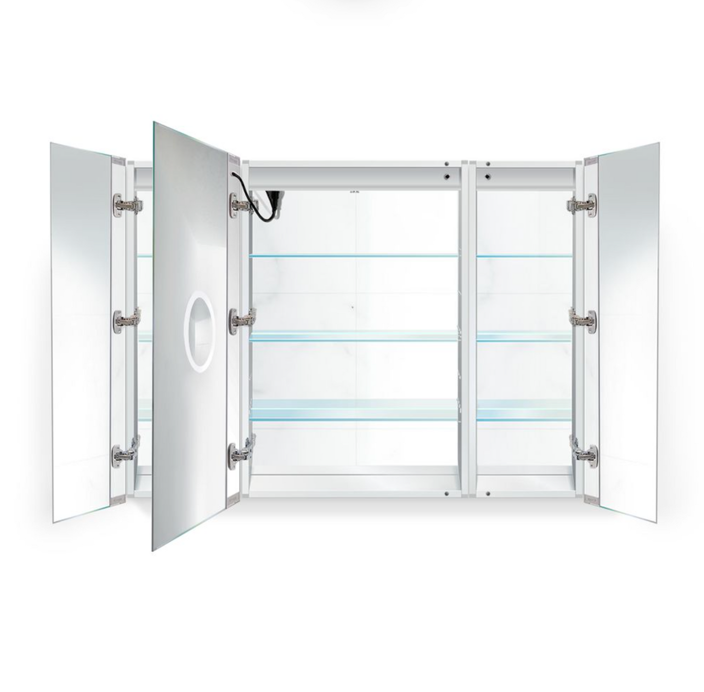 SVANGE 48 X 36 LED Lighted Mirror Medicine Cabinet, Defogger included, 2 & 3 Door Options