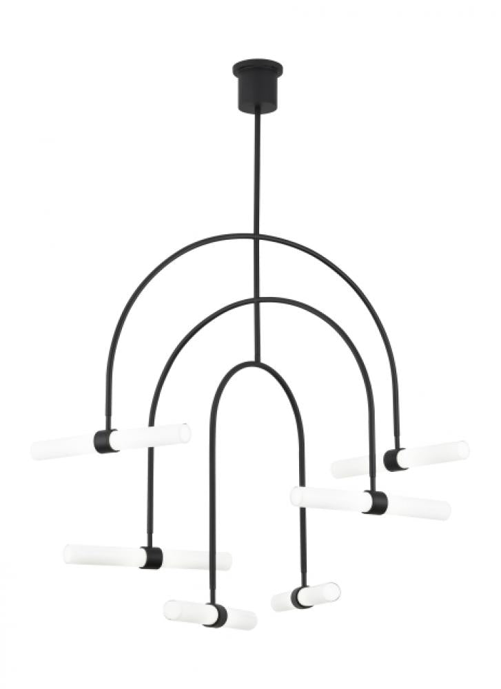 Chandeliers-Visual Comfort & Co. Modern Collection-700CLM6