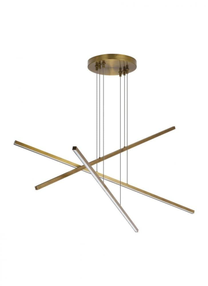 Chandeliers-Visual Comfort & Co. Modern Collection-700LSESN3