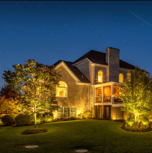 Illuminating Outdoor Space with Warm Landscape Lighting