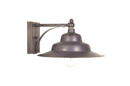 Outdoor Wall Sconce with Tiered Barn Wall 11.75" Shade 11011