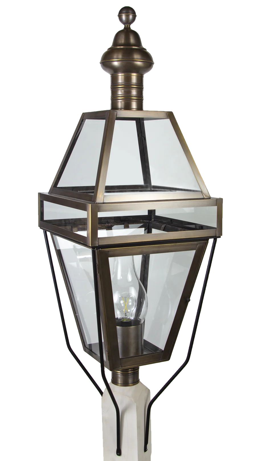 Boston Outdoor Post Lantern with Chimney 1253