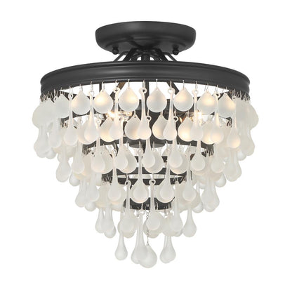 Flush Mounts-Crystorama-130_Ceiling