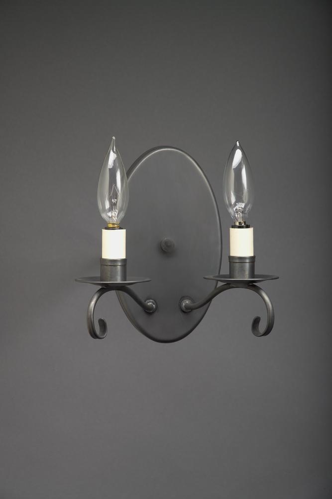 Wall Sconce 2 Down Curved Arms 162