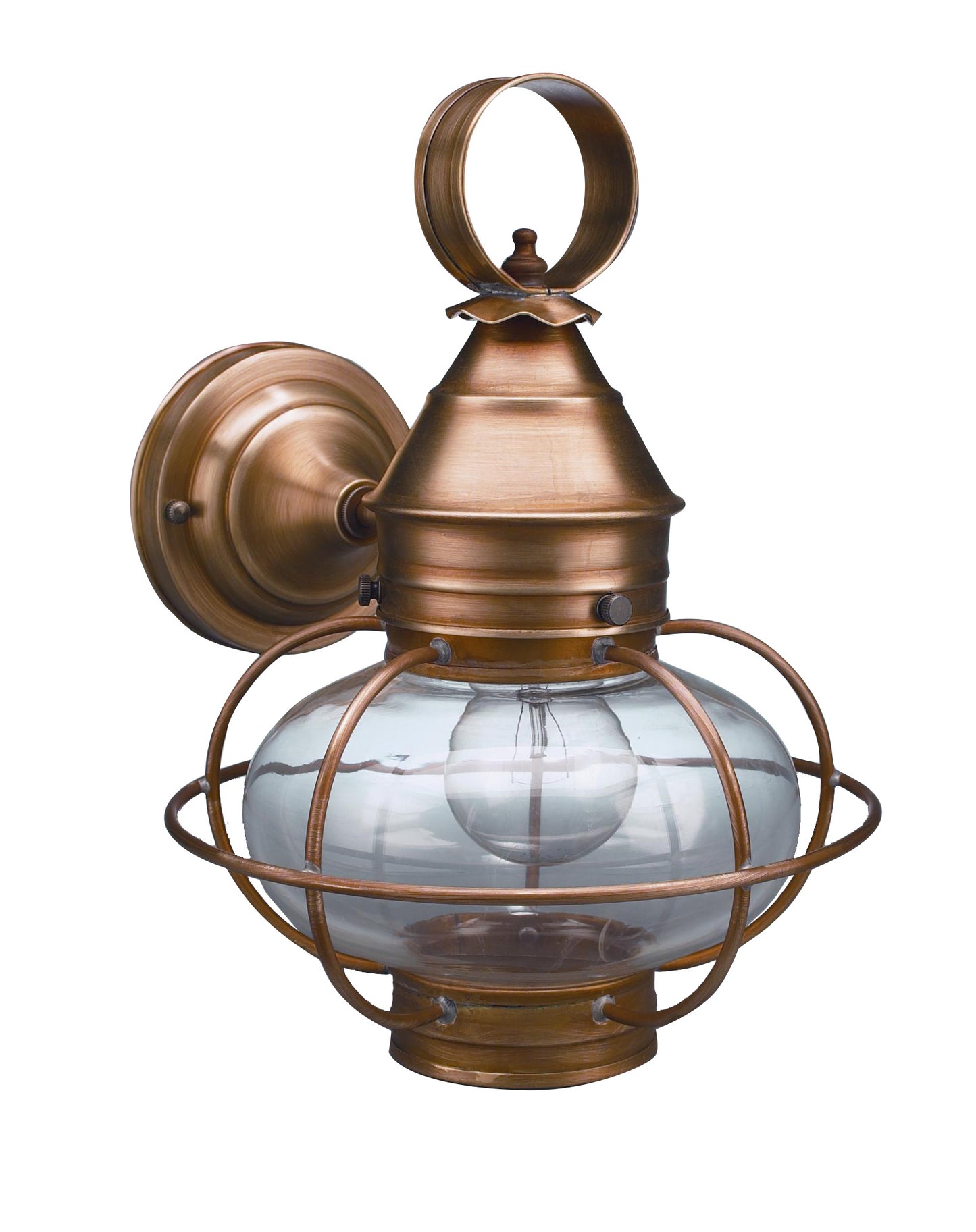 Caged Onion Outdoor Wall Sconce No Scroll 2525