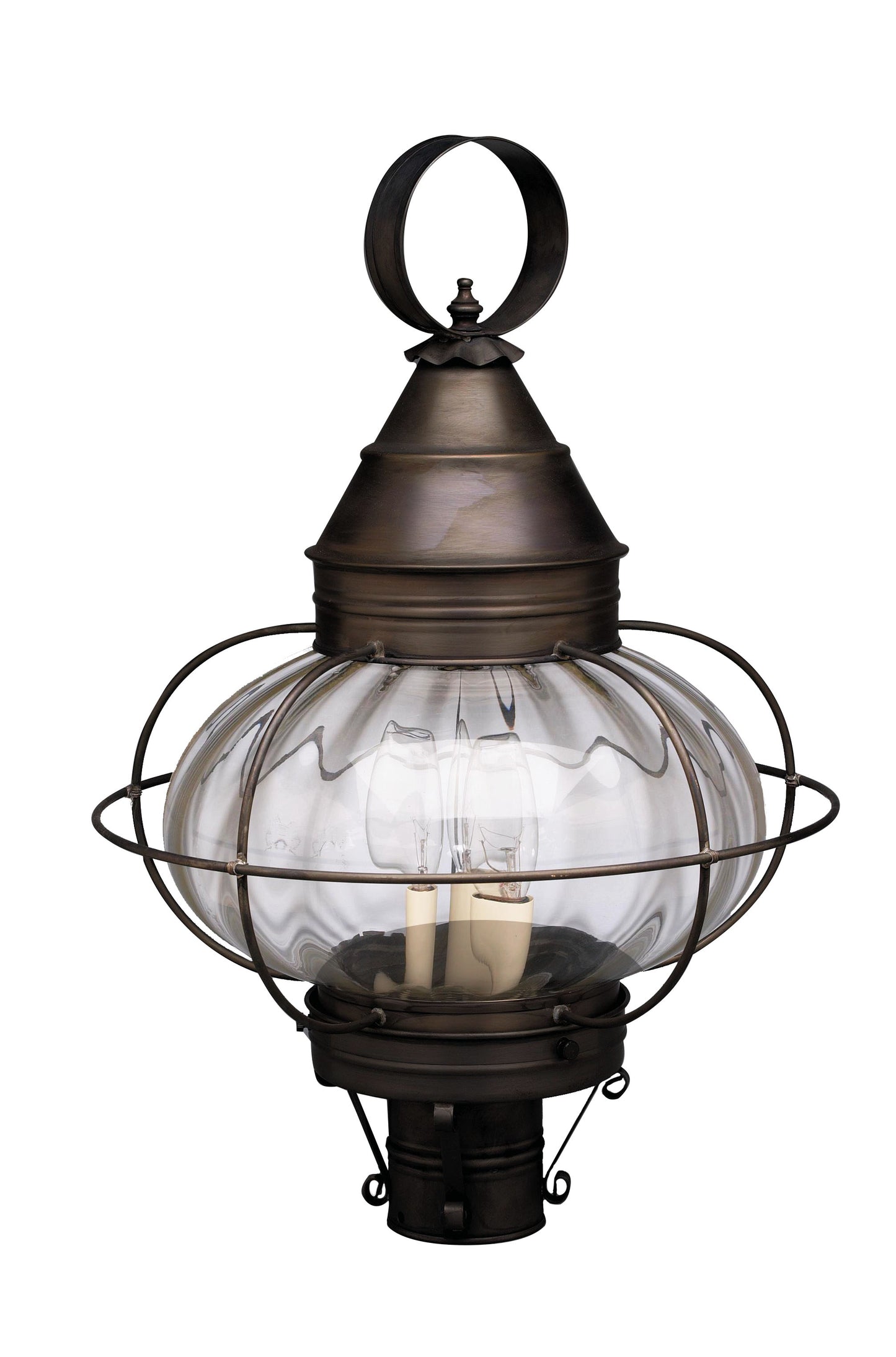 Caged Onion Outdoor Post Lantern 2573