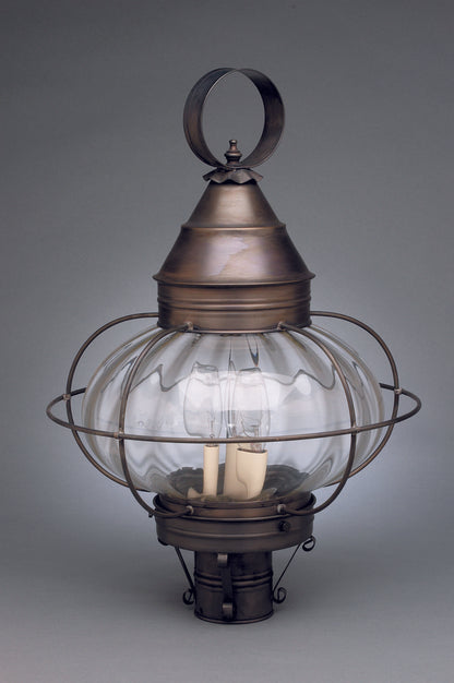 Caged Onion Outdoor Post Lantern 2573