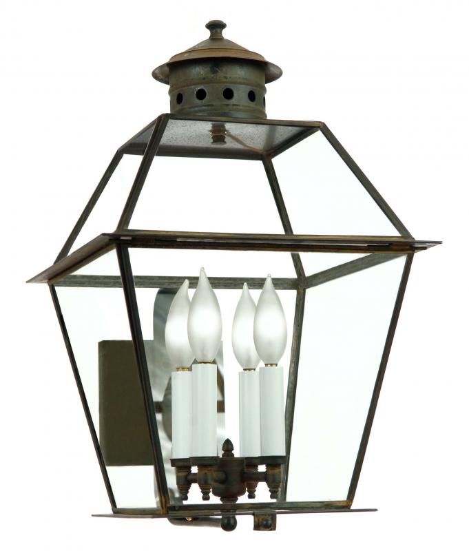 3411 Essex Medium 12"W Outdoor Wall Lantern with Glass Top