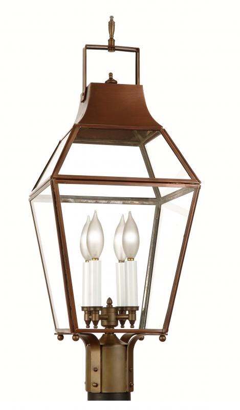 3810 Grahams Small 8.5"W Outdoor Post/Pier Lantern