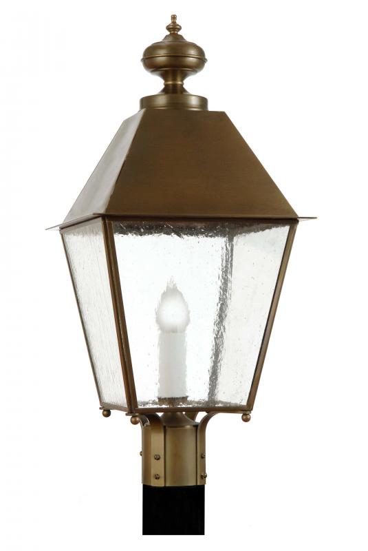 4060 Essex Medium 11.75"W Outdoor Post/Pier Lantern with Metal Top