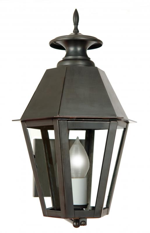 4311 Essex Hexagon Small 10"W Outdoor Wall Lantern