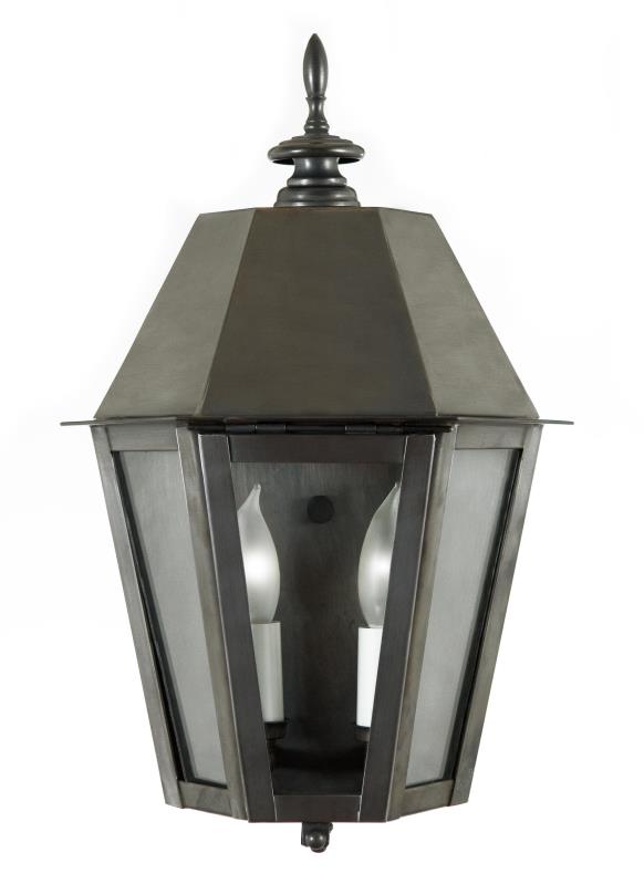 4311-H Essex Hexagon Small 10"W Outdoor Pocket Wall Lantern