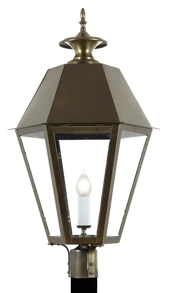 4370 Essex Hexagon Large 23.5"W Outdoor Post/Pier Lantern