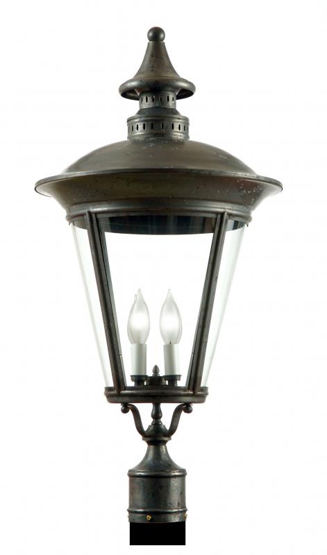 4530 Copenhagen Extra Large 21"W Outdoor Post/Pier Lantern