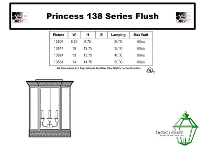 Princess Indoor Flush Mount 13804