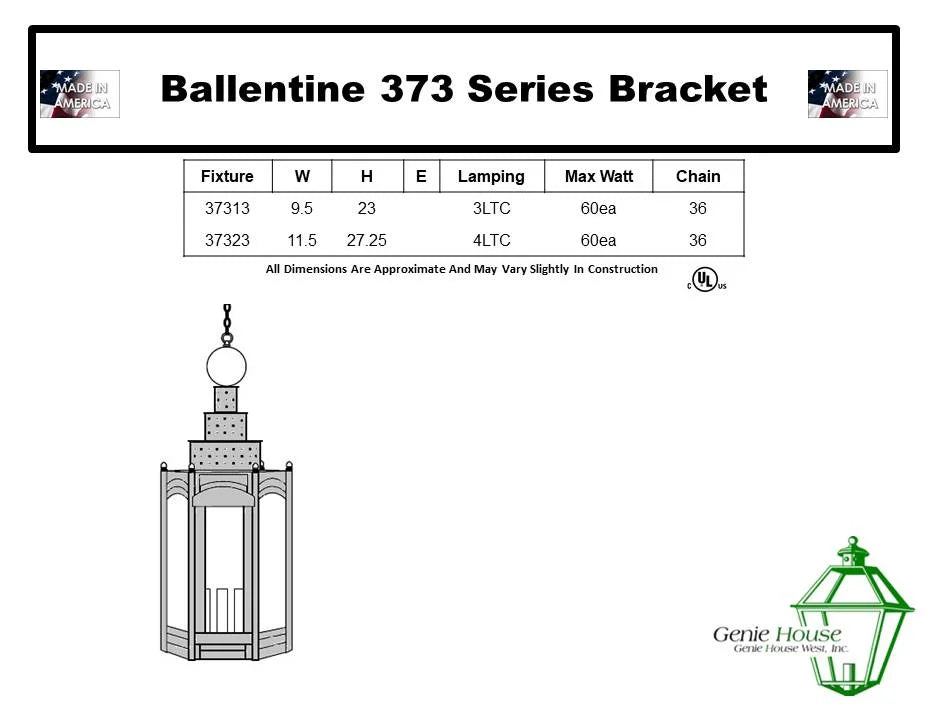 Ballentine Outdoor Hanging Lantern 37323