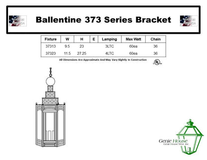 Ballentine Outdoor Hanging Lantern 37323