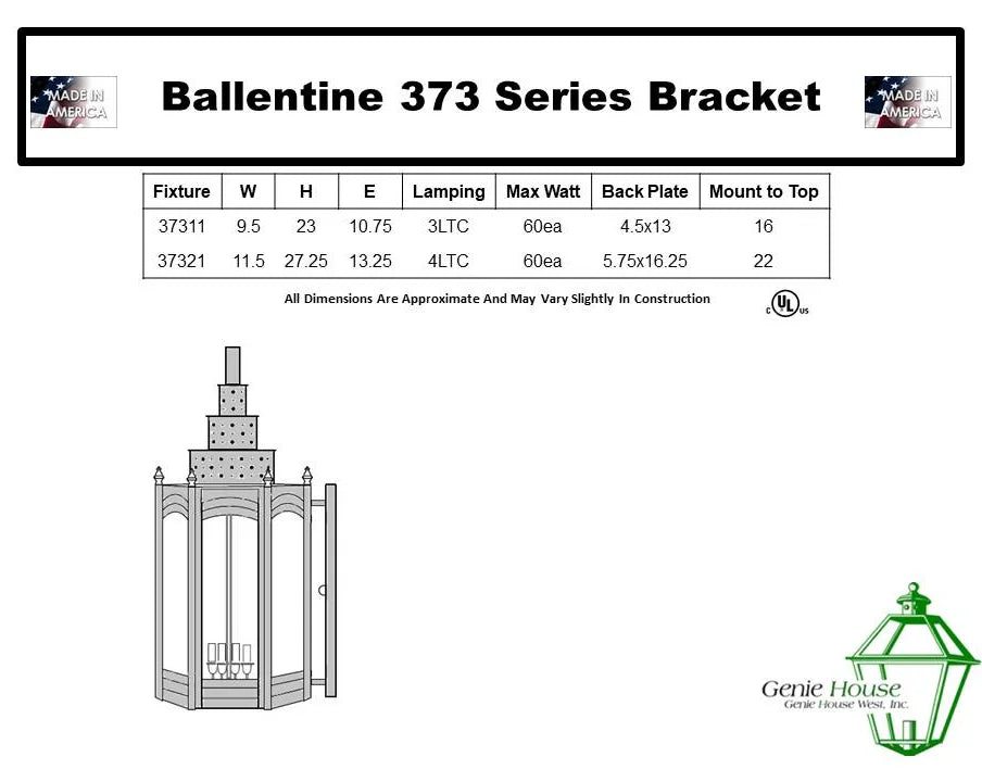 Ballentine Outdoor Wall Lantern 37321