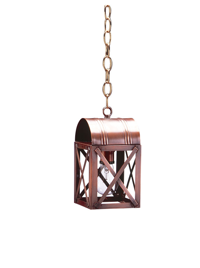 Adams Culvert Top X Bars Outdoor Hanging Lantern 6012
